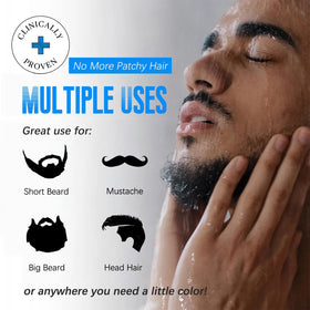 Mxvbaty applied in shower demonstrating quick, at-home coloration benefit