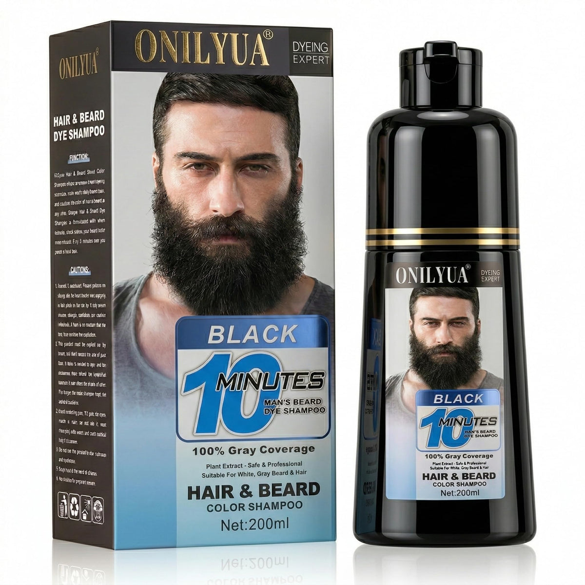 Mxvbaty front packaging showing 200ml bottle and black beard benefit