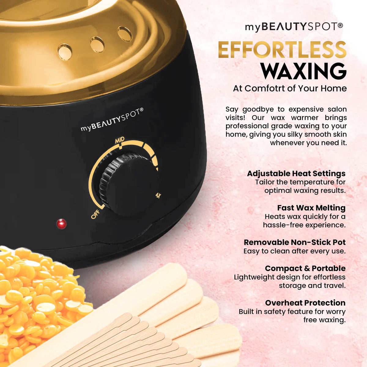 My Beauty Spot countertop scale comparison illustrating compact footprint and easy storage benefit