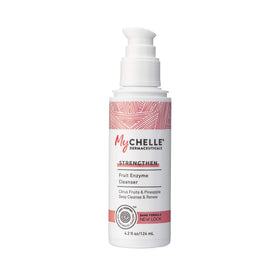 MyChelle front packaging showing cleanser and clear product benefit