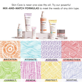 MyChelle ingredient label showing antioxidant and AHA details