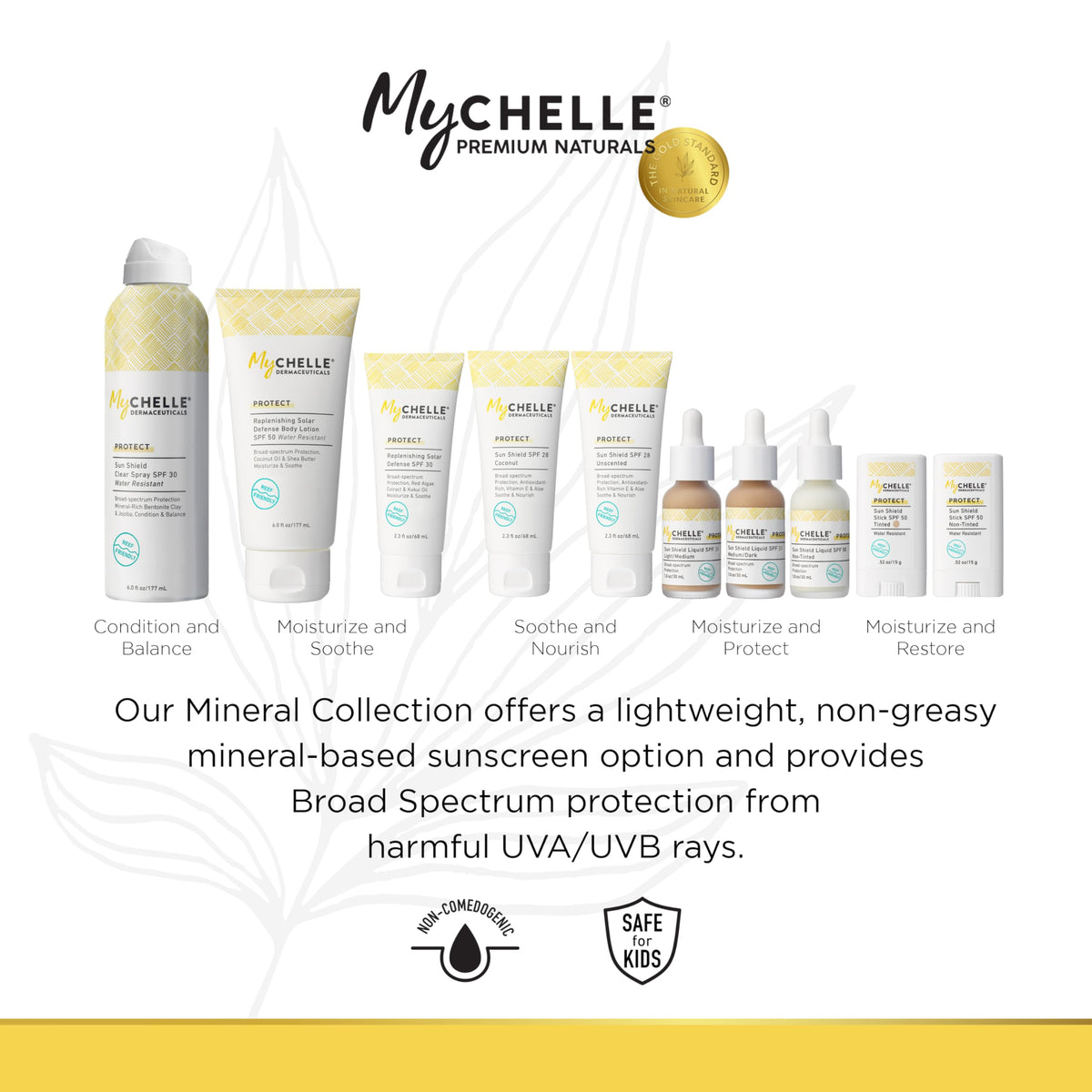 MyChelle Sun Shield next to ruler to show 1 ounce size and convenient portability