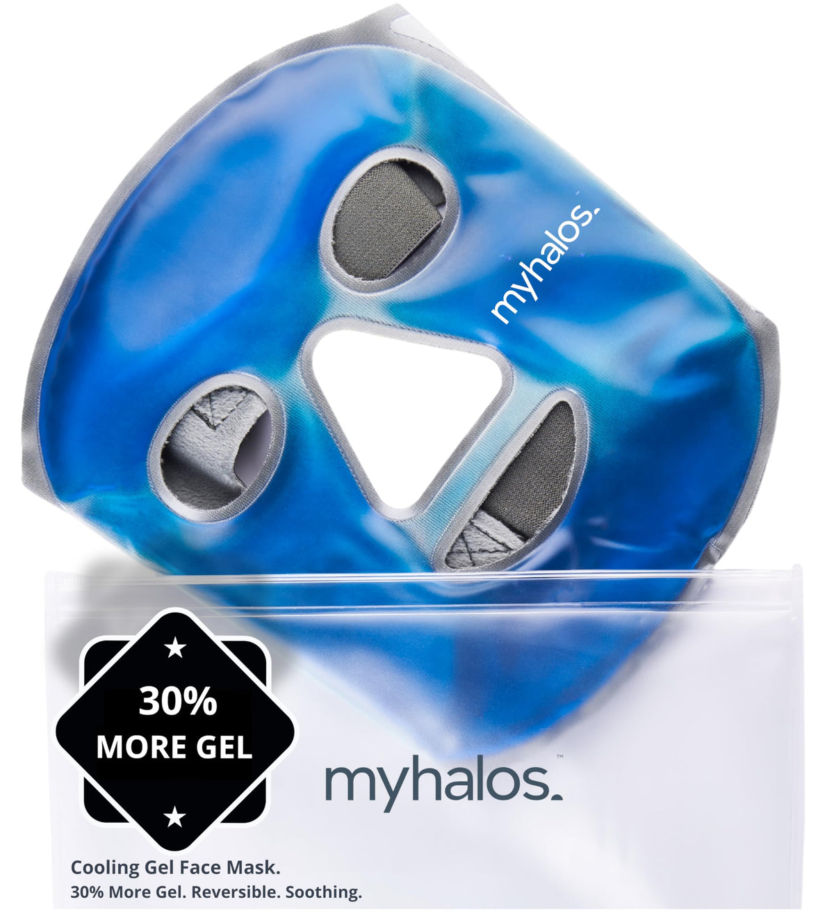 myhalos front packaging showing mask and benefits