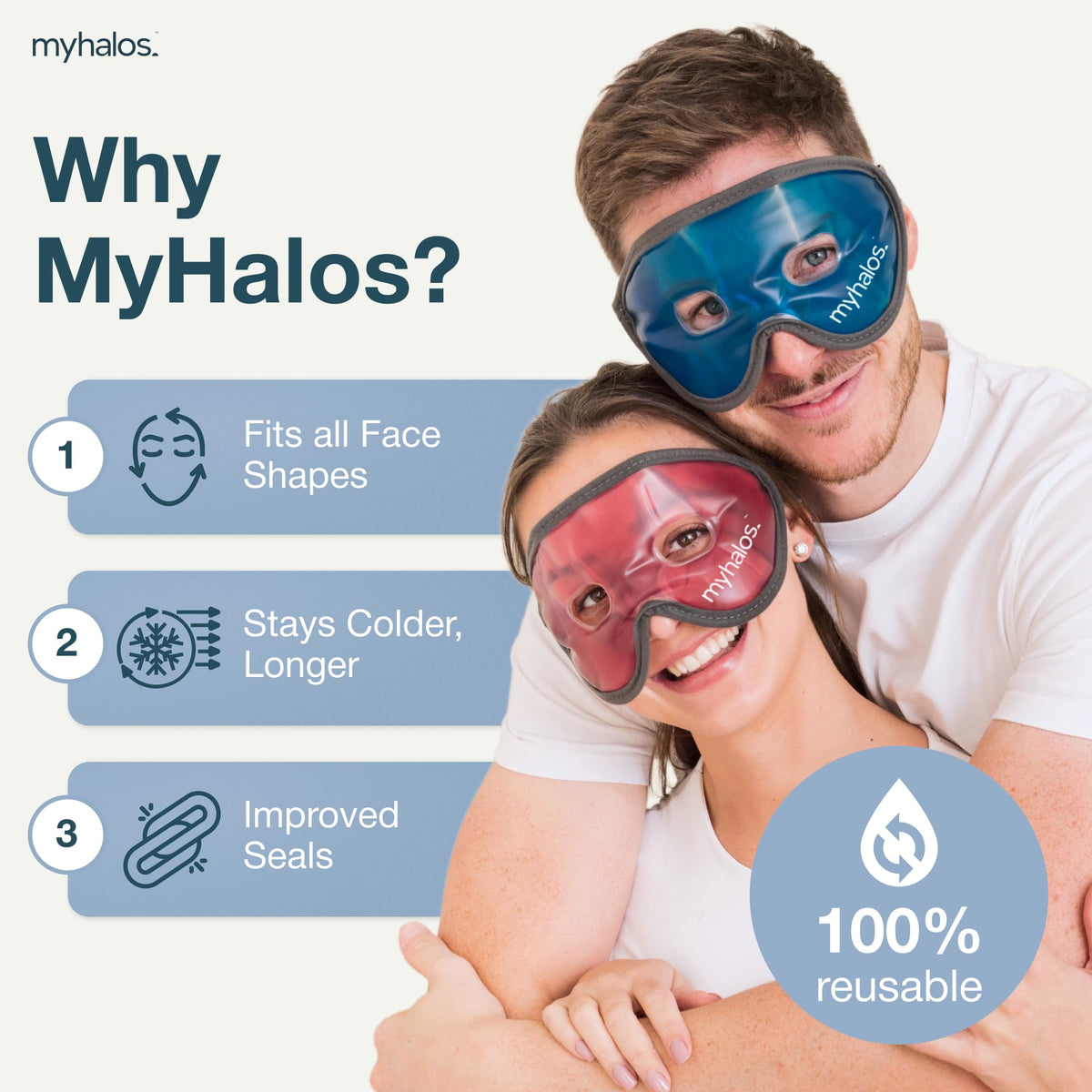 myhalos strap detail demonstrating adjustable fit for comfort benefit