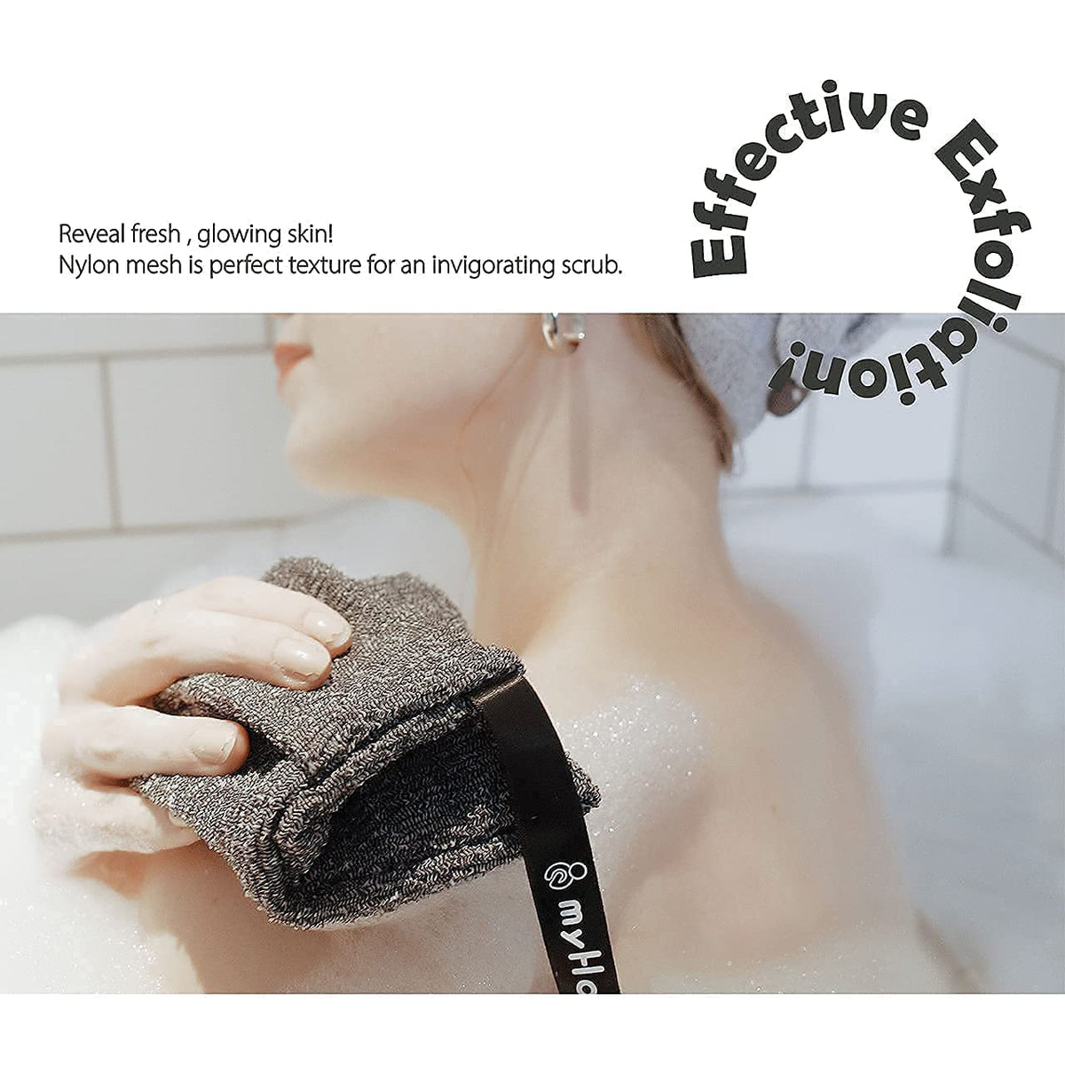 myHomeBody internal pocket holding leftover soap pieces to save soap and create lather