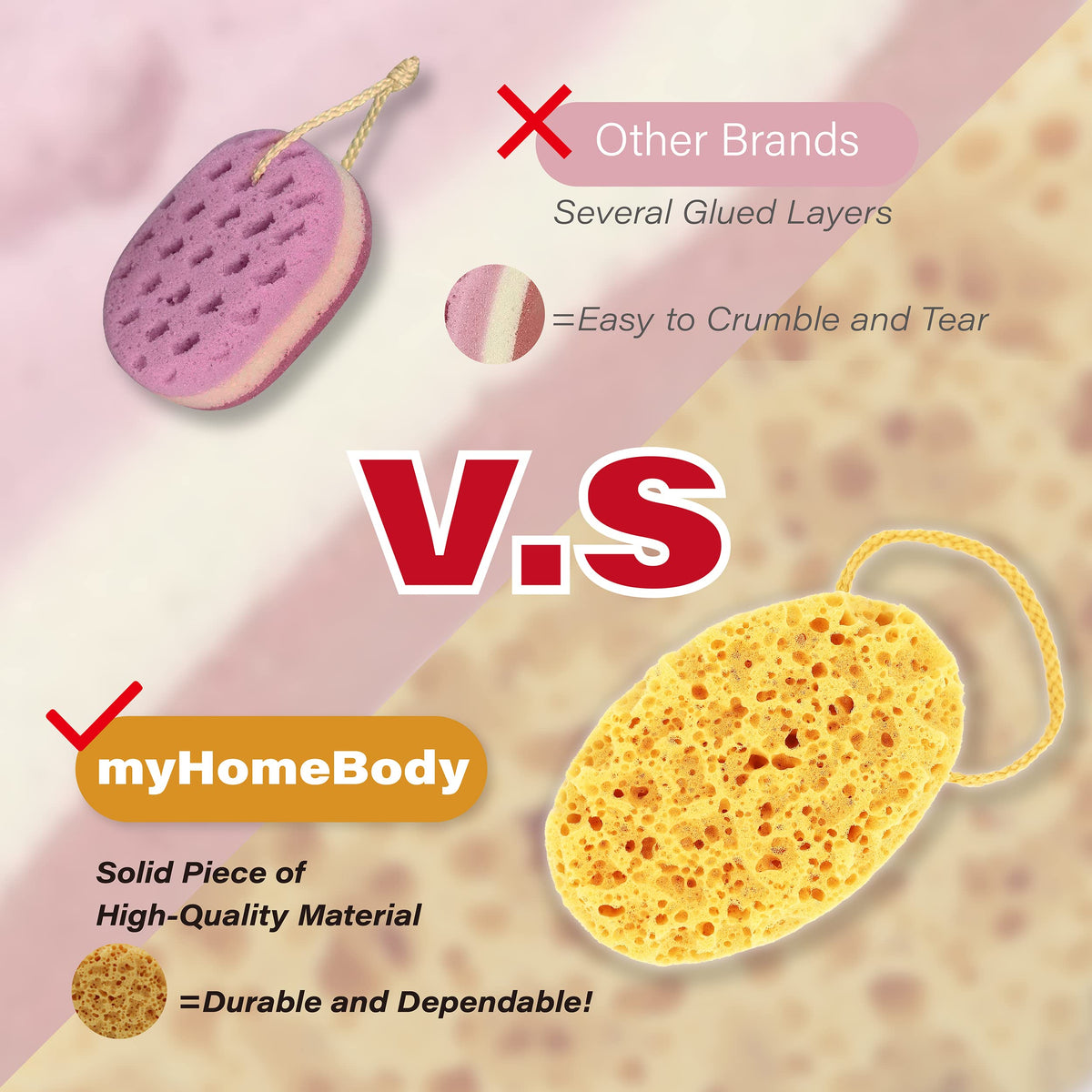 myHomeBody two-pack arranged in bathroom setting suggesting daily comfort