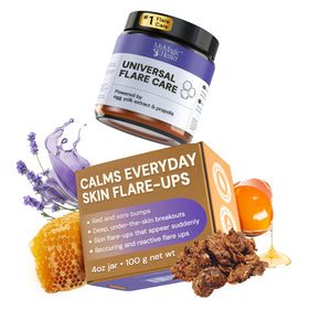 MyMagicHealer front jar showing product and soothing benefit