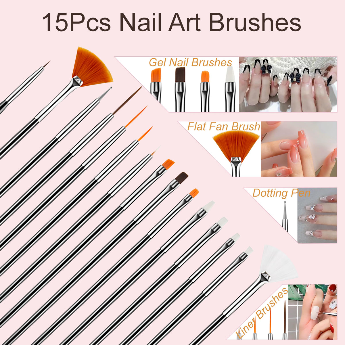 MYR close-up of fine detail brushes highlighting precise control and smooth strokes