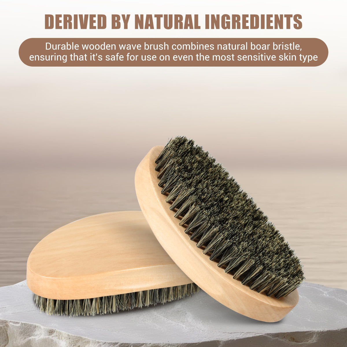 Myselect brush in hand demonstration illustrating comfortable hold to reduce wrist strain during brushing