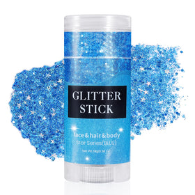 Mysense front packaging showing blue glitter stick and cap for easy identification