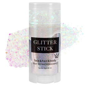 mysense front packaging showing iridescent white glitter stick benefits