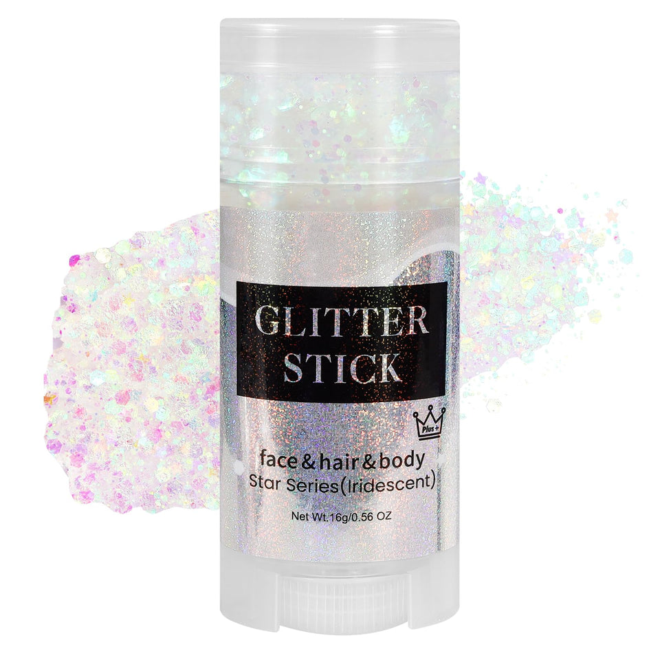 mysense front packaging showing iridescent white glitter stick benefits