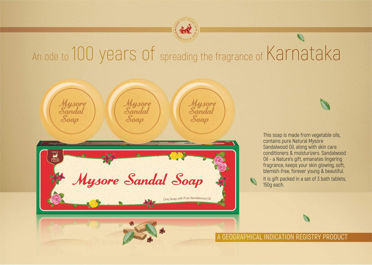 Mysore Sandal close-up of bar texture highlighting smooth creamy lather benefit