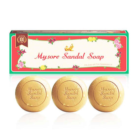 Mysore Sandal ingredient label close-up showing sandalwood oil and moisturizers benefit