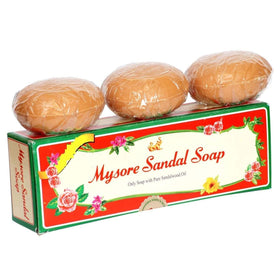 Mysore Sandal rich lather on hand demonstrating gentle cleansing benefit