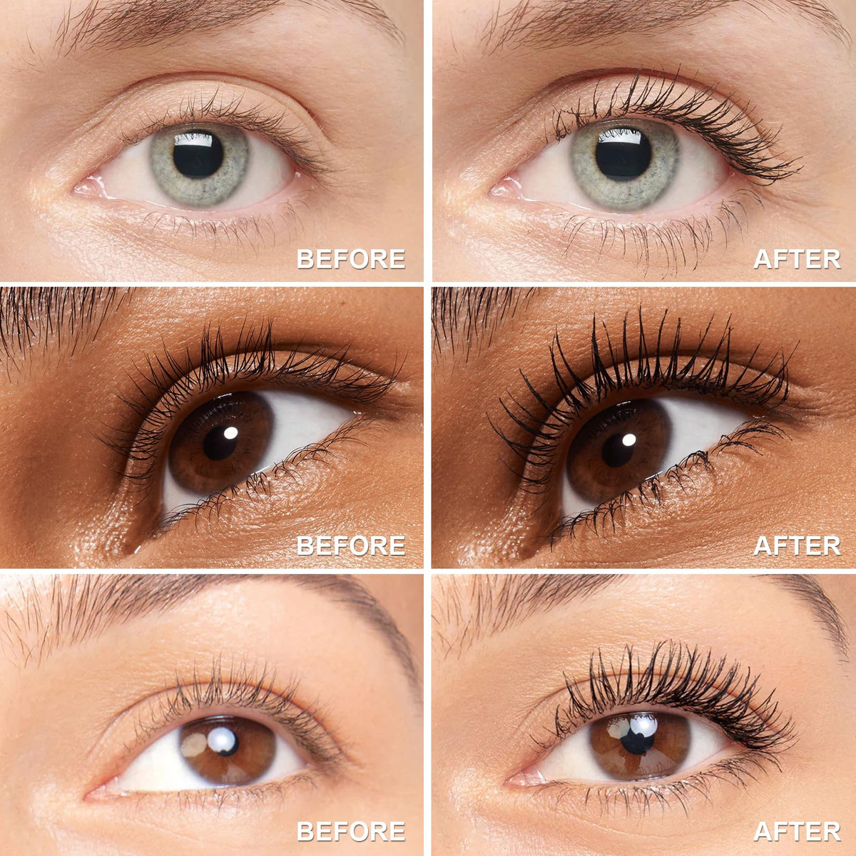 MYSTER ROSEY brush close-up showing tapered bristles for precise separation and buildable volume