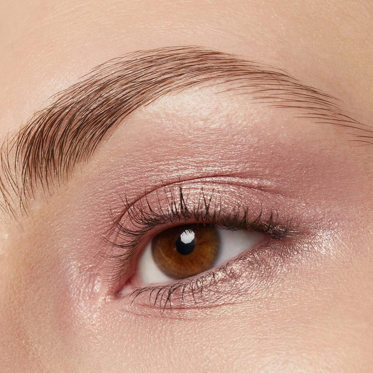 MYSTER ROSEY close-up of matte shade texture showing smooth blendability and low fallout