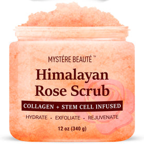 MYSTÉRE BEAUTÉ front jar view showing label and 12 oz size for clear purchase decision