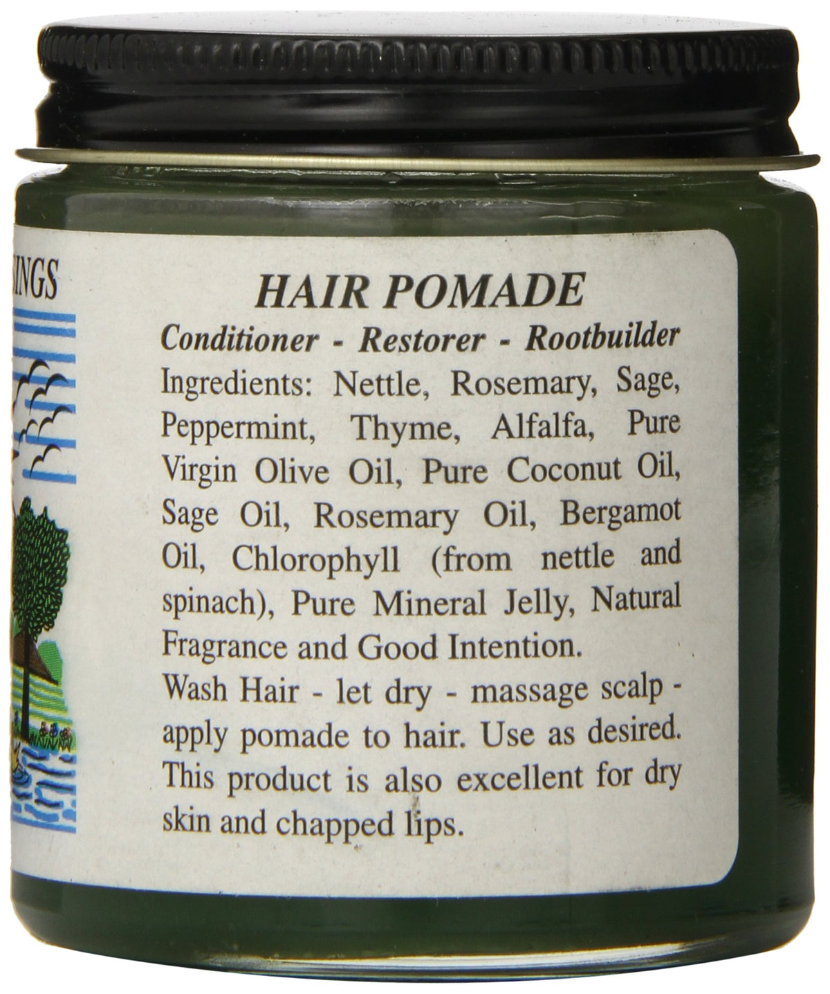 Mystic Essence close-up of creamy pomade texture demonstrating smooth application benefit