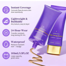 MyTend close-up cream texture demonstrating blendable, buildable coverage