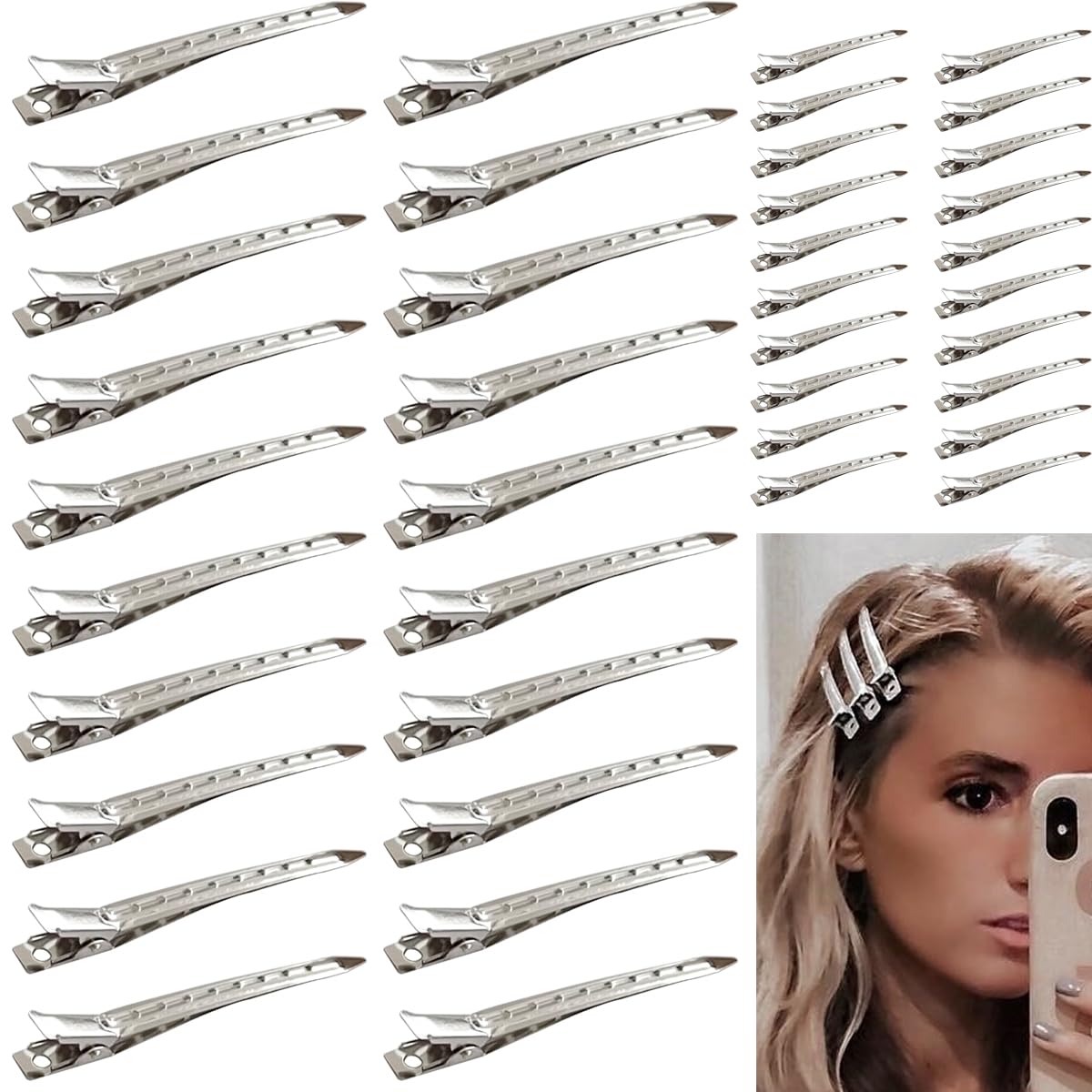 Mythos clips inside stylist kit in active salon use scenario