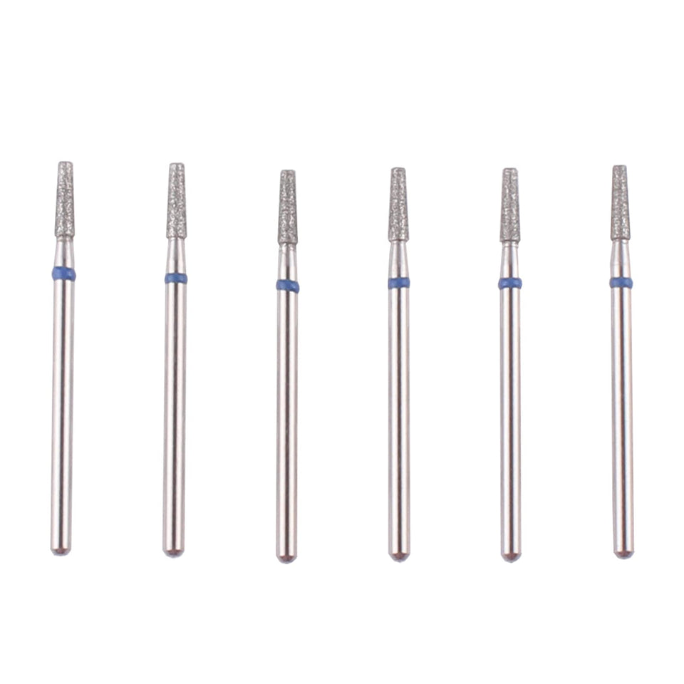 MZCMSL front view of six-piece tapered barrel drill bits in case, professional portability benefit