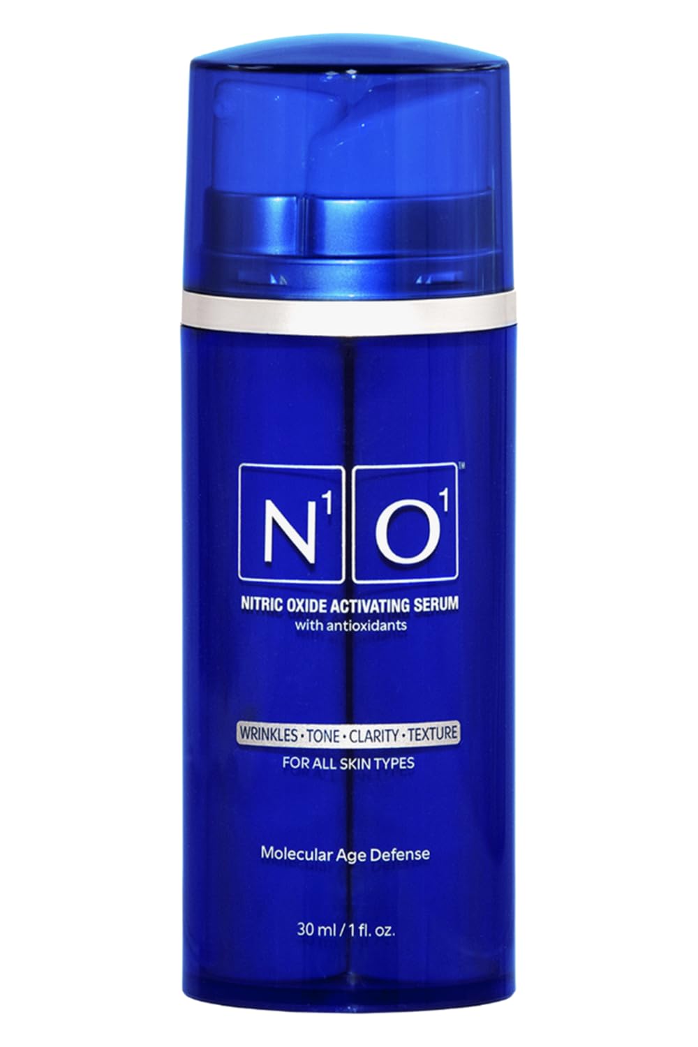 N1O1 bottle front view showing clean design and benefit of hydration