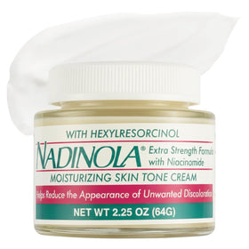 Nadinola front jar showing packaging and product name for quick identification and trust