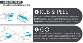 Nad's For Men calming oil wipe close-up removing residue and soothing