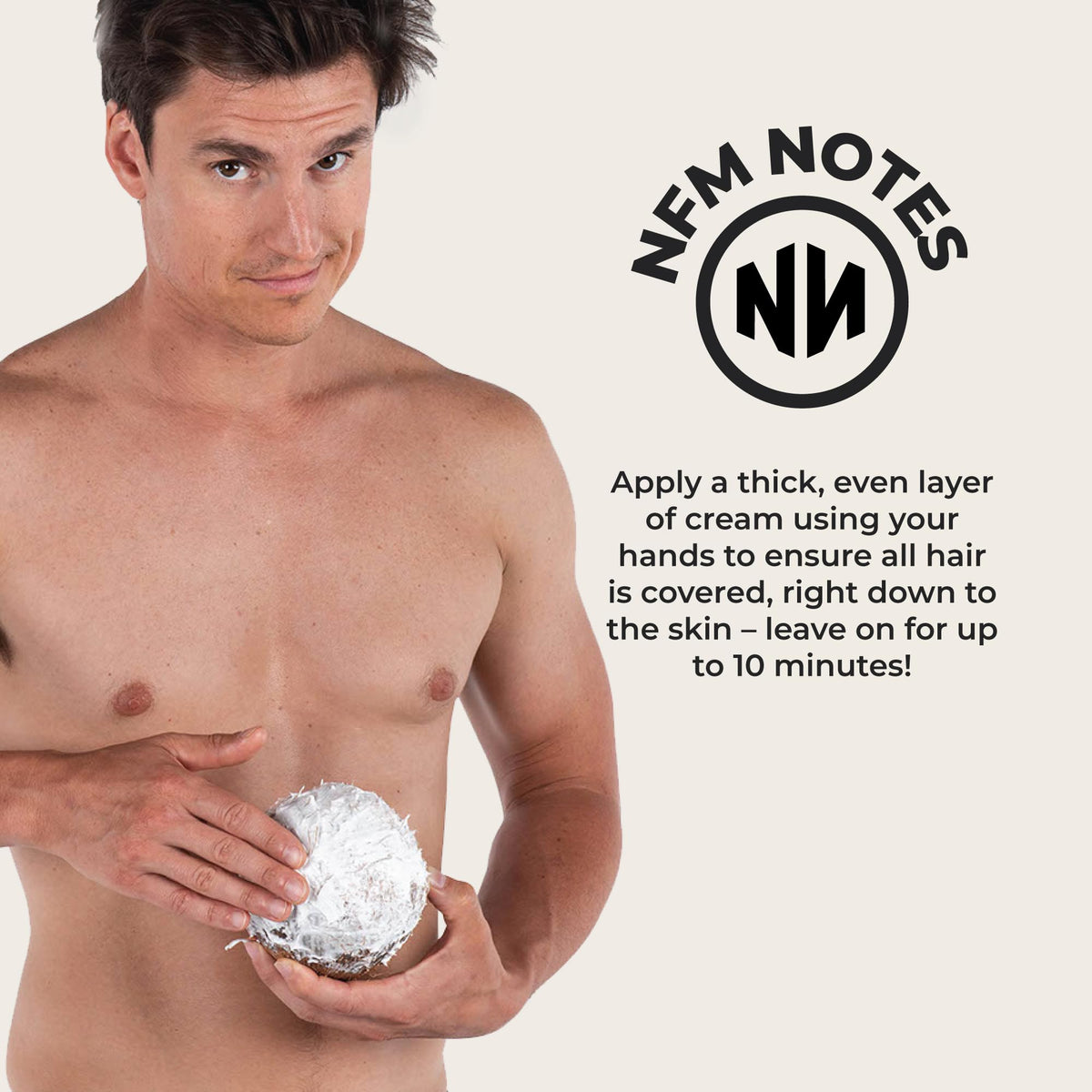 Nad's For Men bottle in hand to show 5.1 fl oz scale and travel practicality