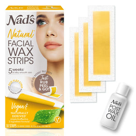 Nad's front packaging showing kit and benefits for quick hair removal