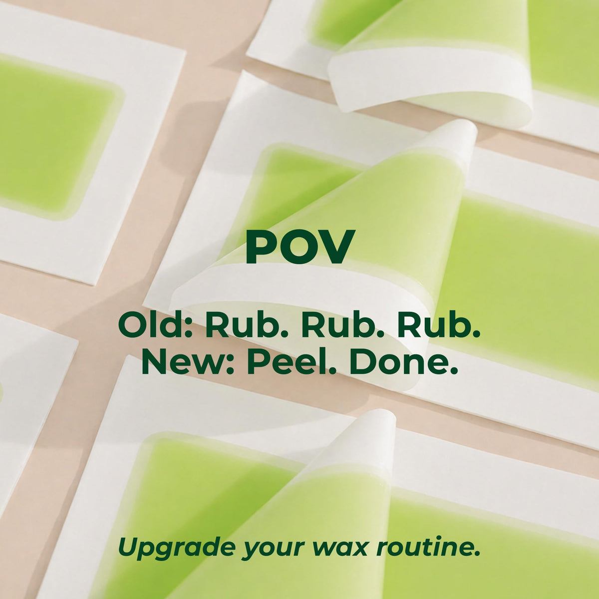 Nad's smooth post-wax skin close-up showing reduced redness