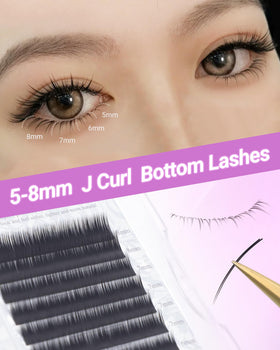 NAGARAKU close-up of lash fiber texture highlighting soft lightweight feel for client comfort