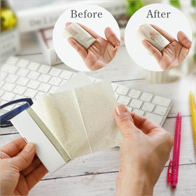 なごみ工房 dispenser open showing easy one-sheet dispensing benefit