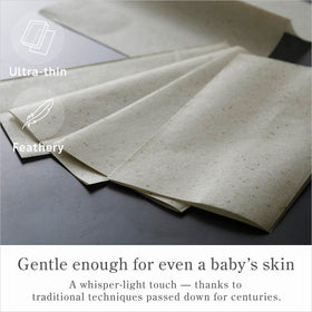 なごみ工房 blotting paper used on forehead removing shine discreetly