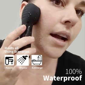 NågraCoola side angle showing 20° bristles for effective exfoliation benefit