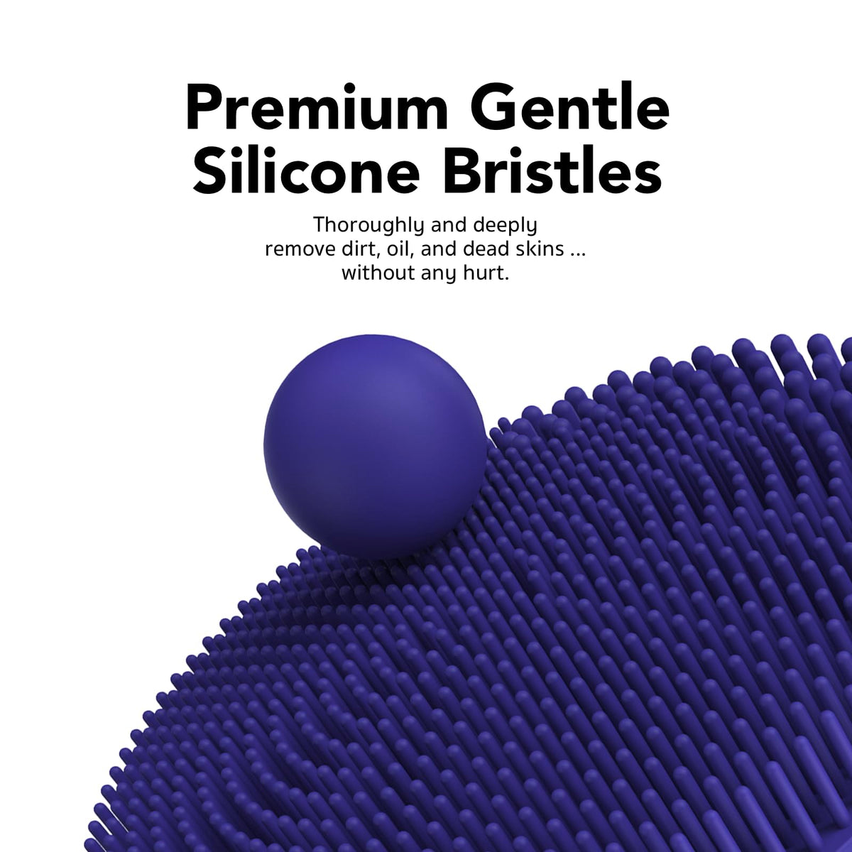 NågraCoola CLIE texture detail showing silicone ridges that promote circulation during massage