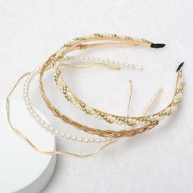 naibirdr close-up of faux pearl beads highlighting elegant textured detail