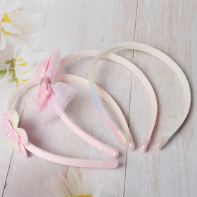 naibirdr flat lay with all six headbands showing variety and color mix