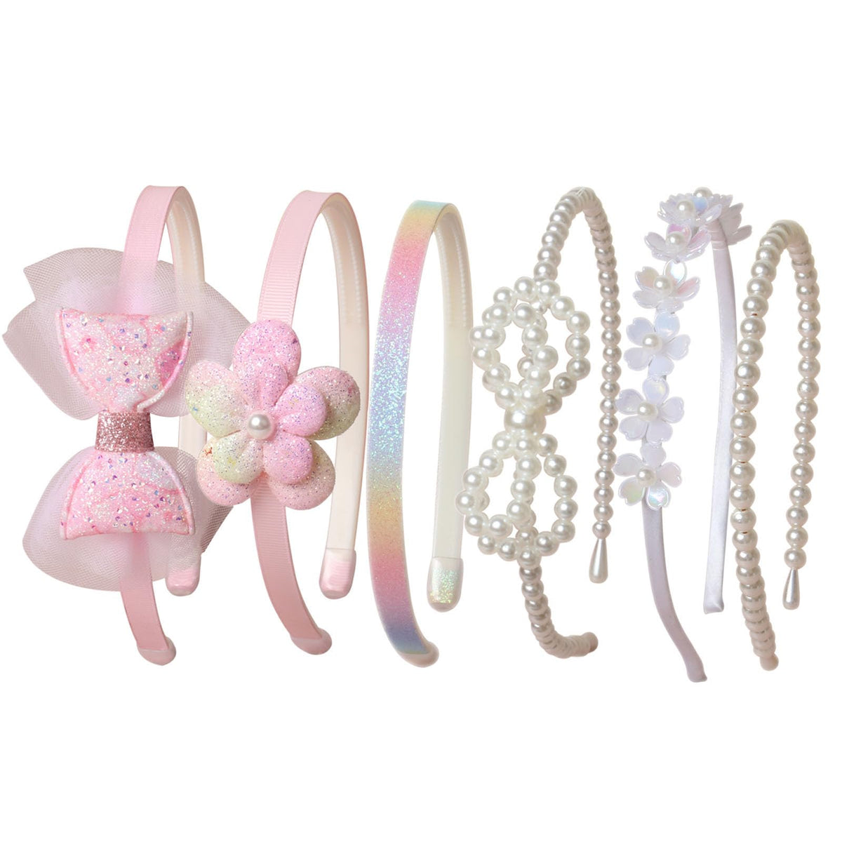 naibirdr front packaging showing six headbands and color palette, practical set