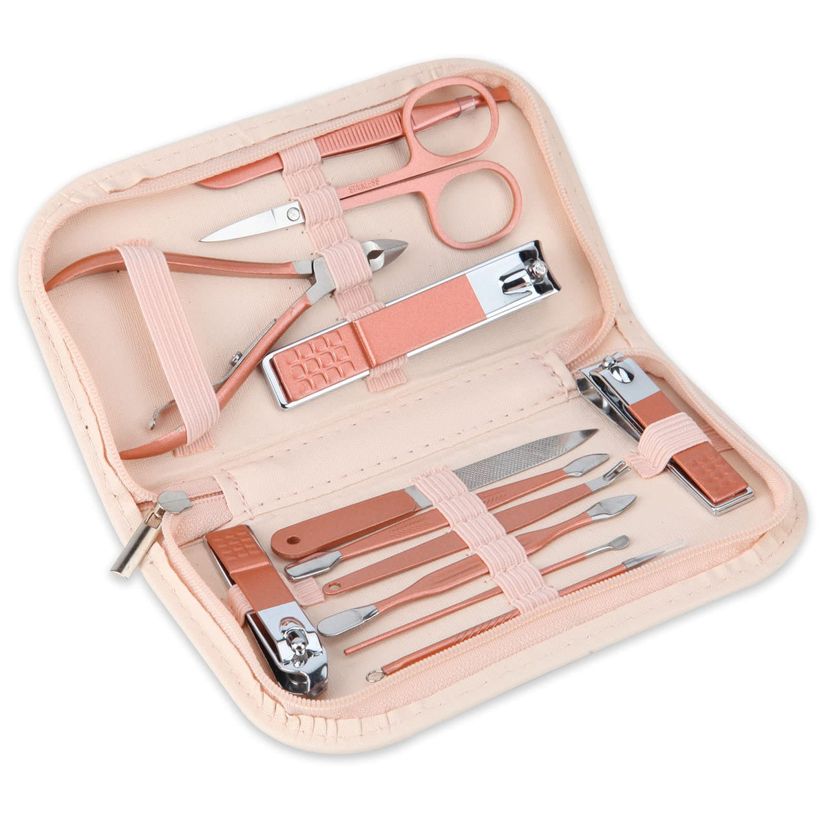 Nail Clippers and Beauty Tool Portable Set front case showing compact storage and easy portability