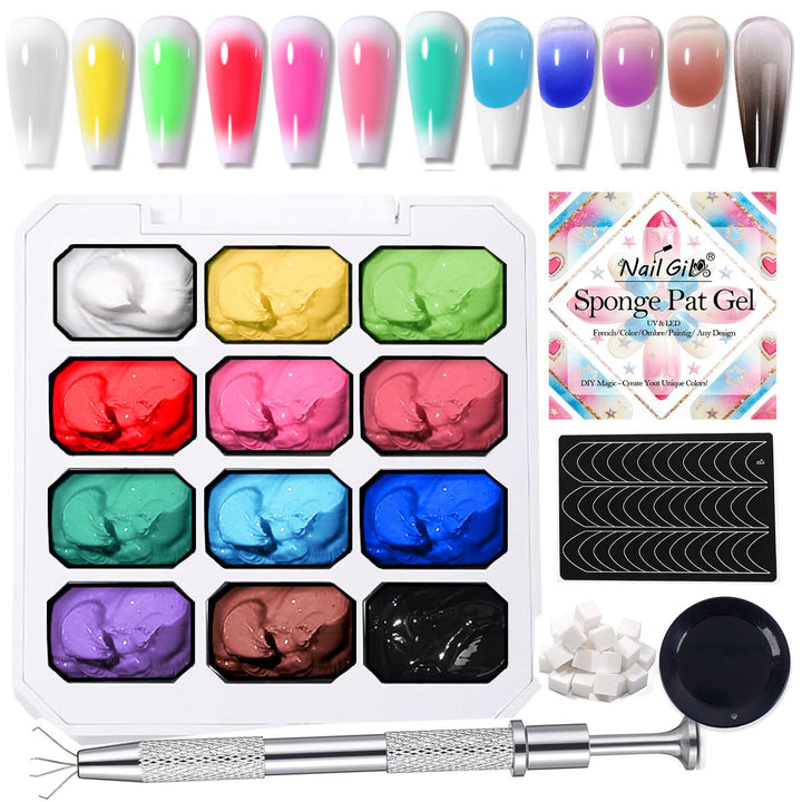NAIL GIL front packaging showing kit components and benefits