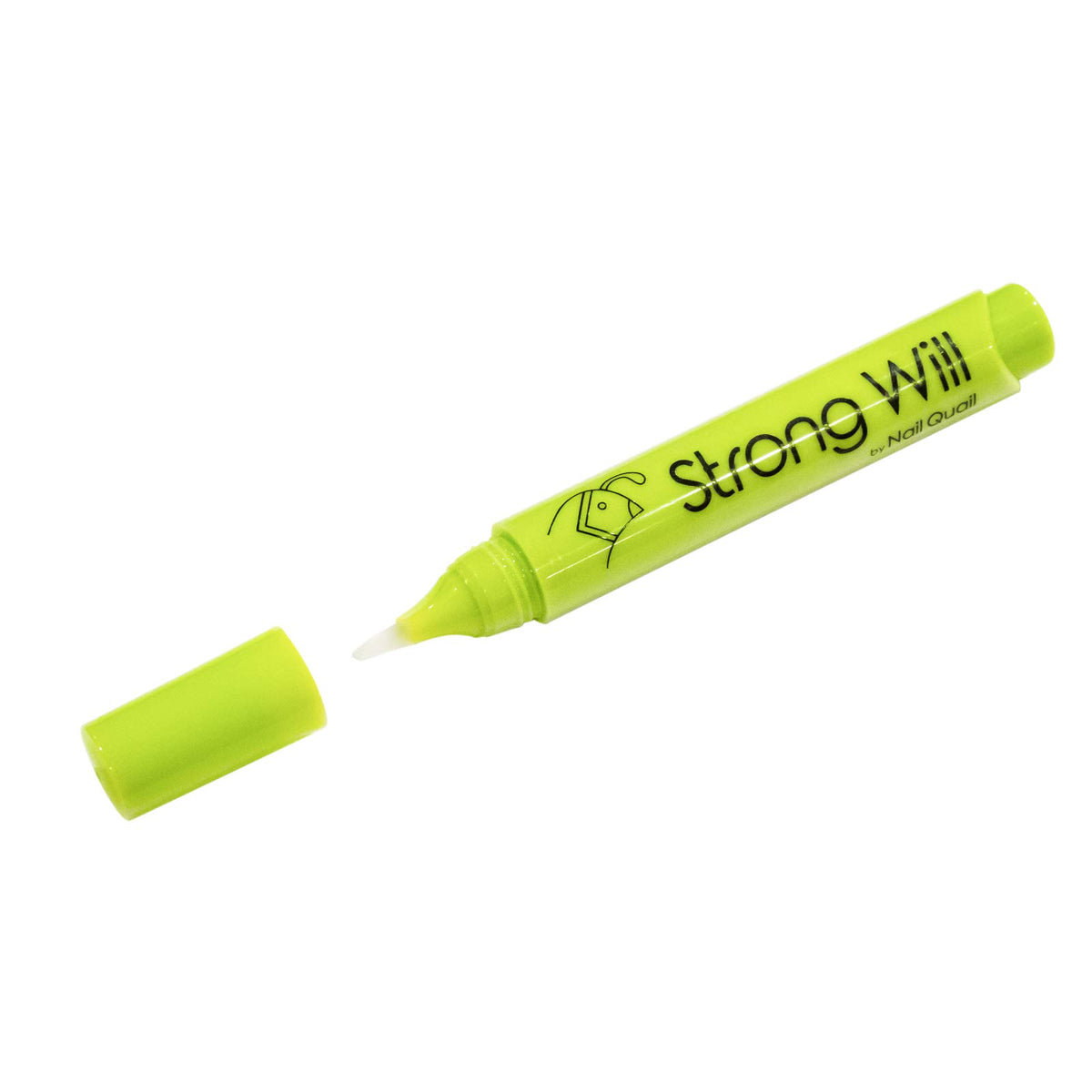 Nail Quail front packaging showing compact 7ml click pen benefits