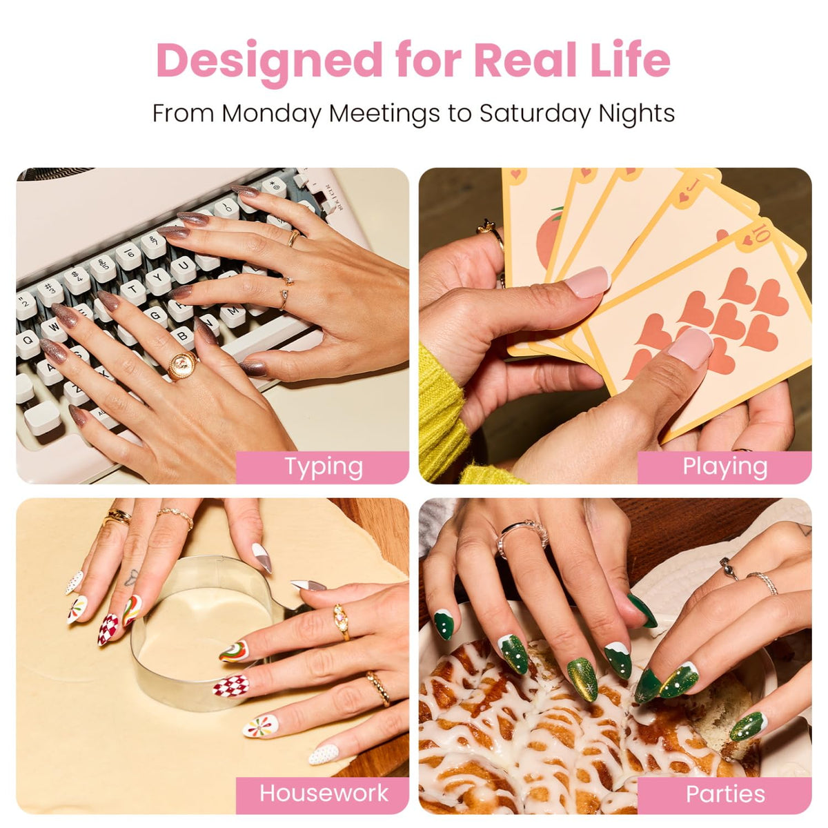 Nail Reformation cuticle oil and tools arranged to show gentle removal care