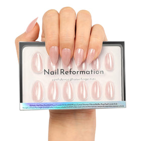 Nail Reformation front packaging showing kit contents and salon-quality finish