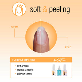 Nail Tek Hydrate bottle close-up highlighting moisturizing benefits