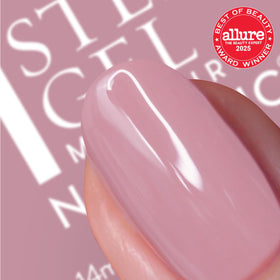 Nails Inc wide non-drip brush close-up for precise quick application benefit