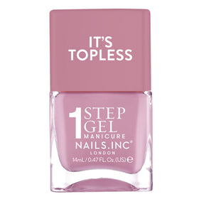 Nails Inc bottle front view showing Lily shade and glossy finish benefit
