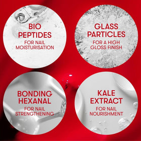 Nails Inc polish texture close-up highlighting glass-particle gloss and chip resistance