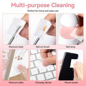 Nailshion bulk pile of pads ideal for salons and travel kits